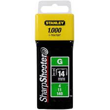 Stanley nieten 14mm type G - 1000stuks
