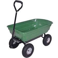 Tuinkar met kipbak - 94,5x50,5x21cm