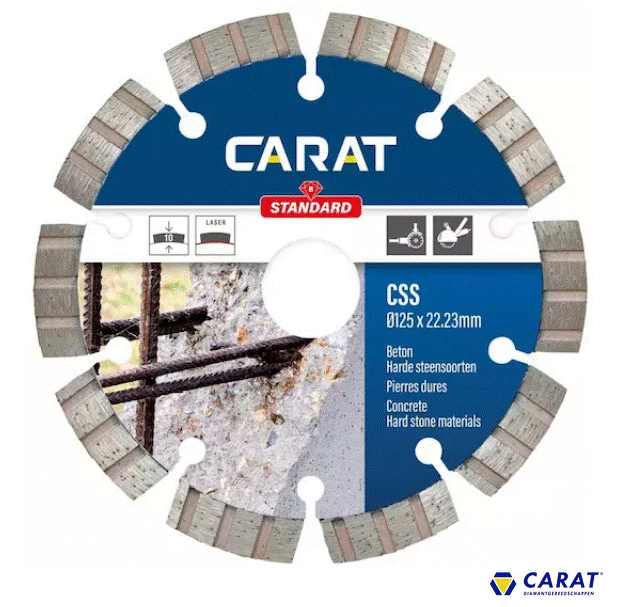 Carat diamantschijf CSS Standaard 125mm