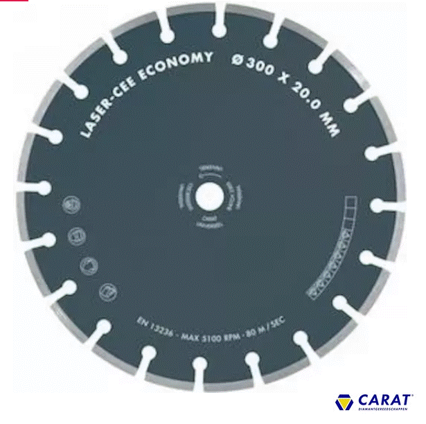 Carat diamantschijf CEE Premium universeel 230 x 22,2mm