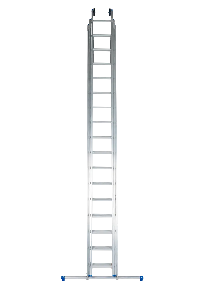 Solide schuifladder - 3x12 - open voet