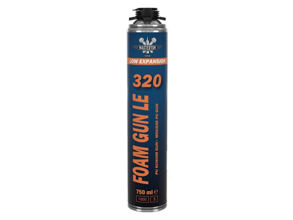 Masterton mousse PU gun foam low expansion 750ml