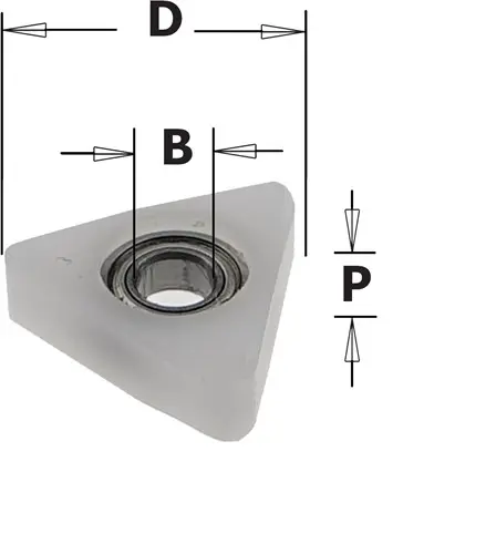 Derlin - driehoekige kogellager