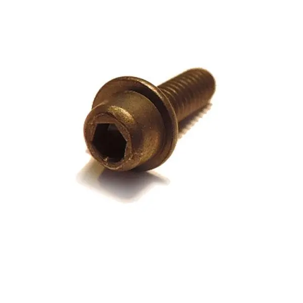 Inbusbout met ronde kop + vast rondel