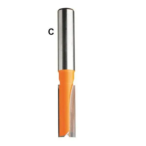Groeffrees met rechte snijkoppen - HW D12,7 x 50,8mm L108