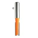 Groeffrees met rechte snijkoppen - HW D12,7 x 50,8mm L108