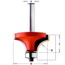 Holle radiusfrees zonder opst. kant - HW D28,6 x 12,7mm L54