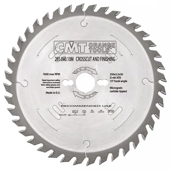CMT Afkortzaag 260x30x2,5 Z60*HW