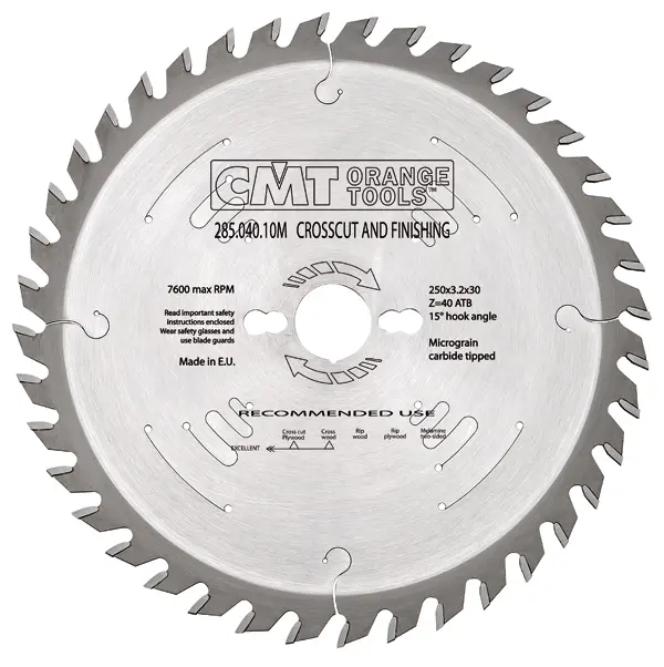 CMT Afkortzaag 305x30x3,2 Z72*HW