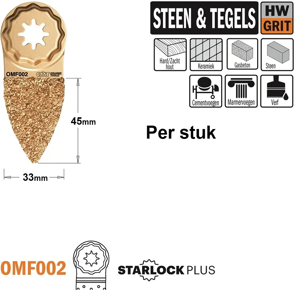 CMT HW grit rasp 45mm