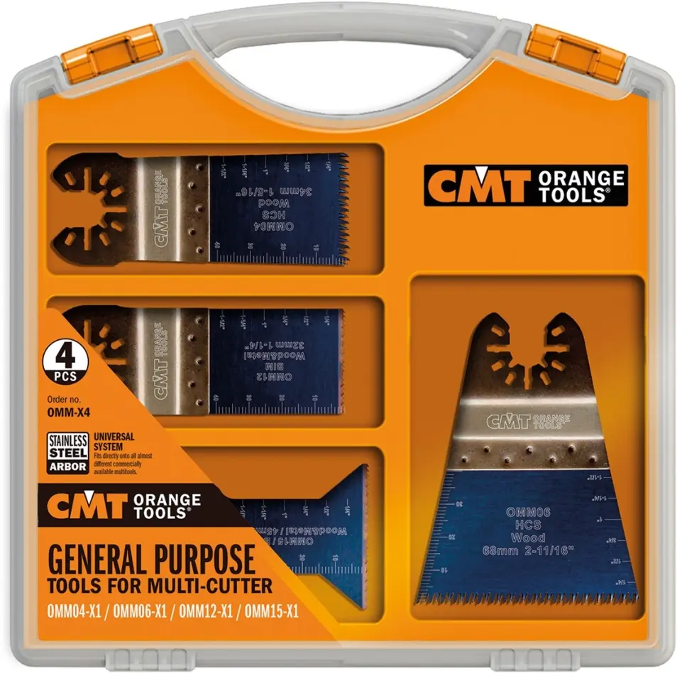 CMT 4-delige multifunctionele set voor oscillerende multitools