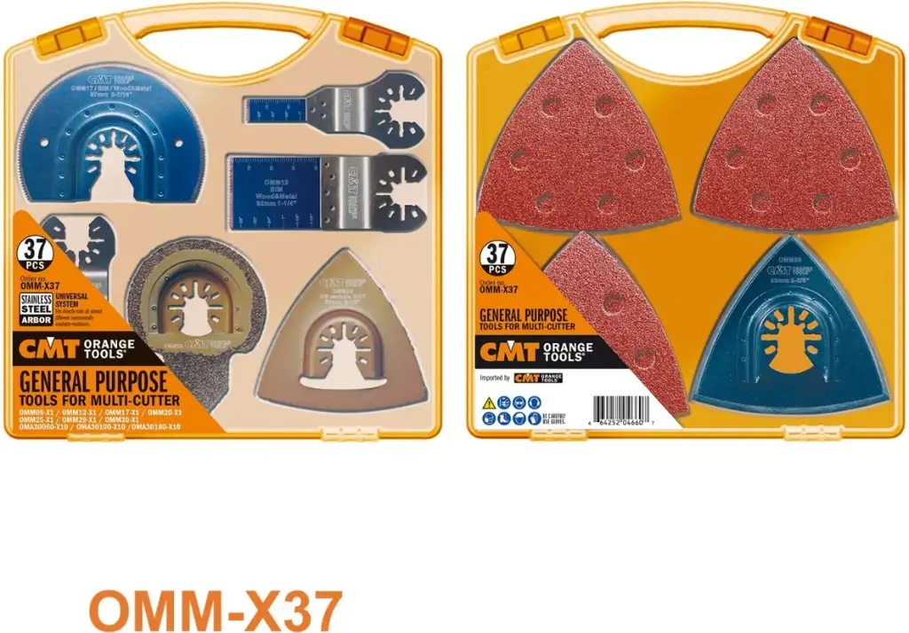 37-delige accessoireset voor oscillerende multitools