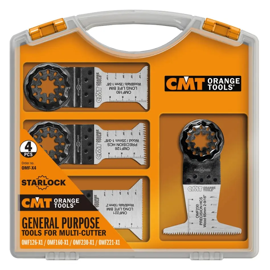 4-delige Multifunctionele set voor oscillerende multitools
