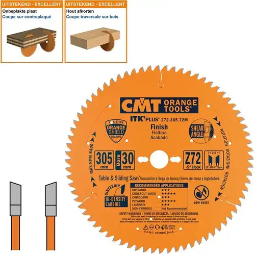 Dun universeel zaagblad 305x30x2,6 Z72