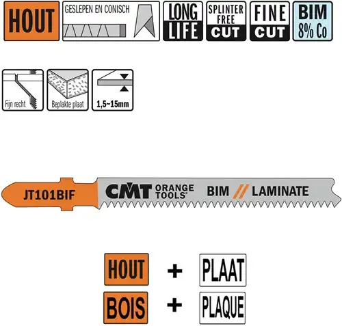 CMT Dec.zaag 83mm (Fijn recht) *1,5~15mm - BIM - 5st