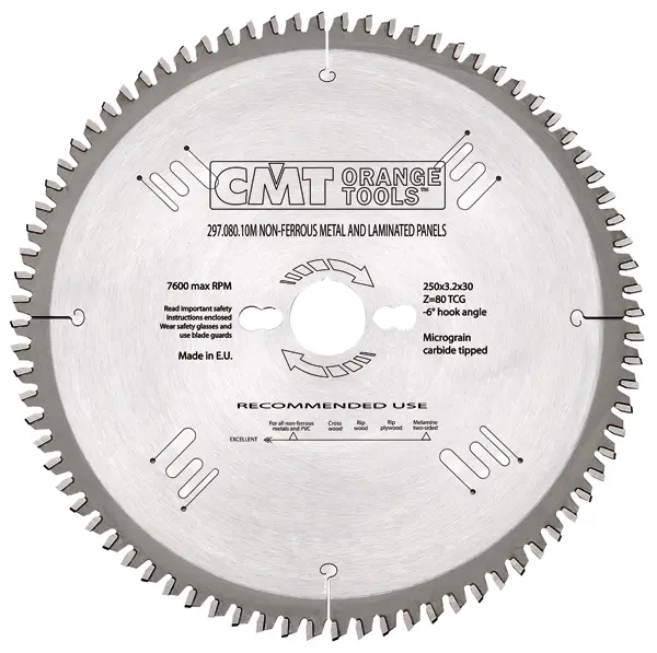 Cirkelzaag non-ferro + harde metalen - 300x30x3,2 Z96*HW