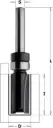 Rechte bovenfrees (contractor) HW D16  x 25,4mm L56