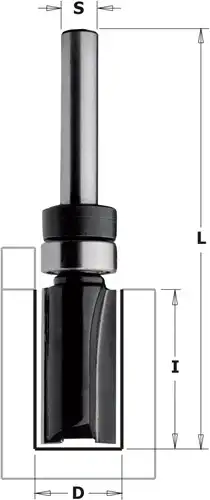 CMT Rechte bovenfrees (contractor) HW D22  x 25,4mm L56