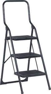 TRAPLADDER 3 TREDEN ZWART