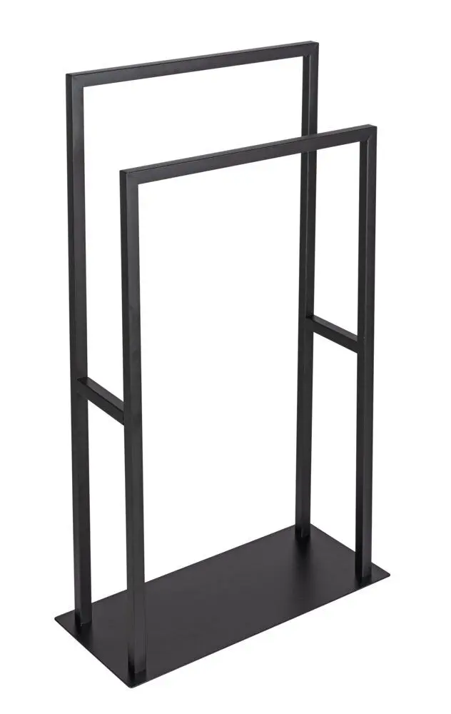 Handdoekhouder Rivaltana RVS zwart