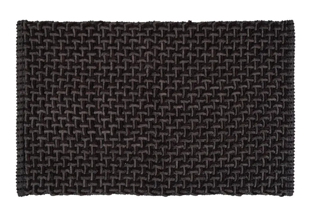 Badmat Ecoli 50x80cm - zwart/antraciet