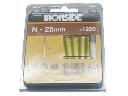 Brads N 25mm 1200 stuks blister