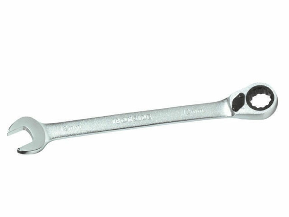 Steeksleutel chroom vanadium m/ratel 12mm 