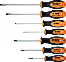 SET 7 SCHROEVENDRAAIERS SL-PZ ROND BLAD IR120502