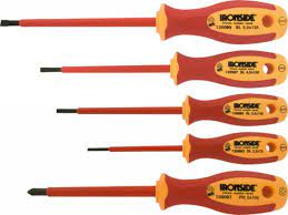 SET 5 SCHROEVENDRAAIERS ELEKTRICIEN SL-PH IR120504
