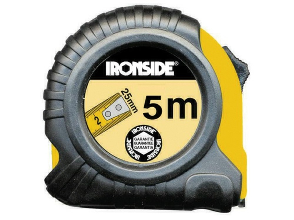 Rolmeter 3mx19mm + bandenblokkeerknop