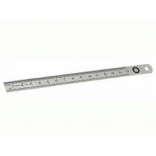 Buigzame meetlat RVS 30x1.0mm 500mm