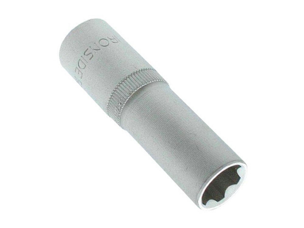 Dop lang 75mm/6kant 1/2x10mm chroom