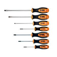 SET V 7 SCHROEVENDRAAI PZ-TX ROND BLAD IR120508