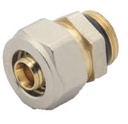 Begetube aansluitnippel 1/2M x 16/2 met o-ring