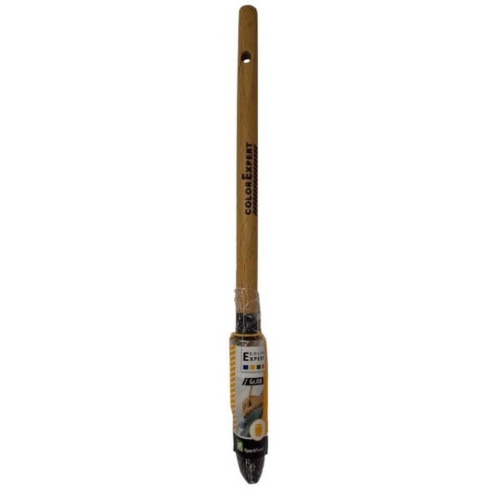 Patentpuntkwast lak 15mm/8 zwarte haar-mix FSC