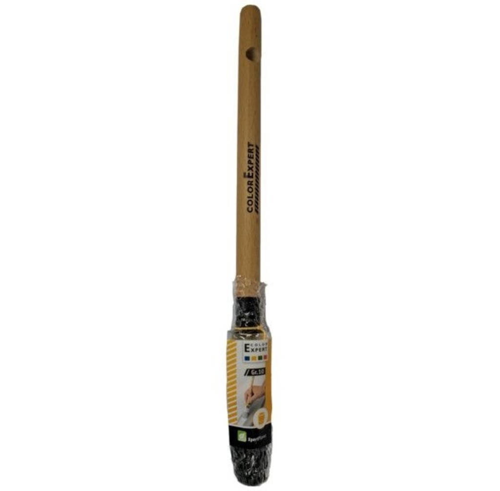Patentpuntkwast lak 18mm/10 zwarte haar-mix FSC