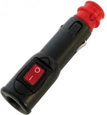 AANSTEKERPLUG MET SCHAKELAAR 12V