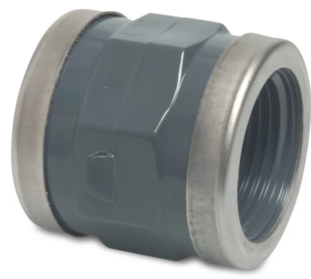 DRUK PVC DRAADSOK 5/4 DUBBEL VERSTERKTE RING