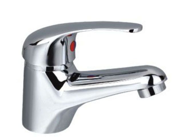DANUBIO WASTAFELKRAAN MET KETTING CHROOM