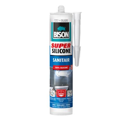 SILICONEN SUPER SANITAIR 310 ML WIT