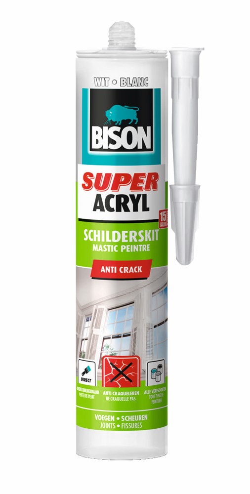 ACRYLAATKIT SUPER ANTICRACK 310ML WIT