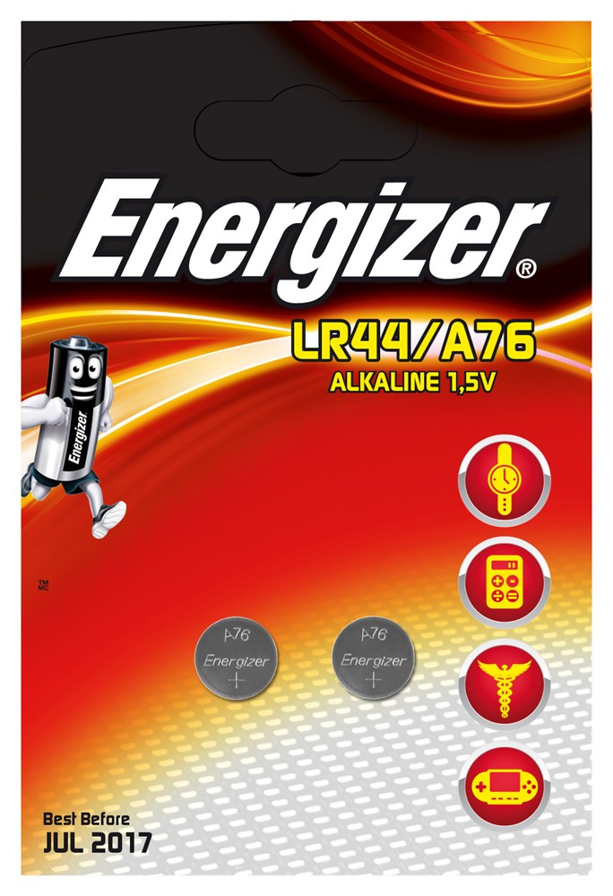 2 BATTERIJ ENERGIZER LR 44 LARGE