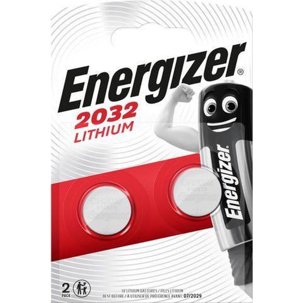 BATTERIJ ENERGIZER LITHIUM 3V CR2032/2