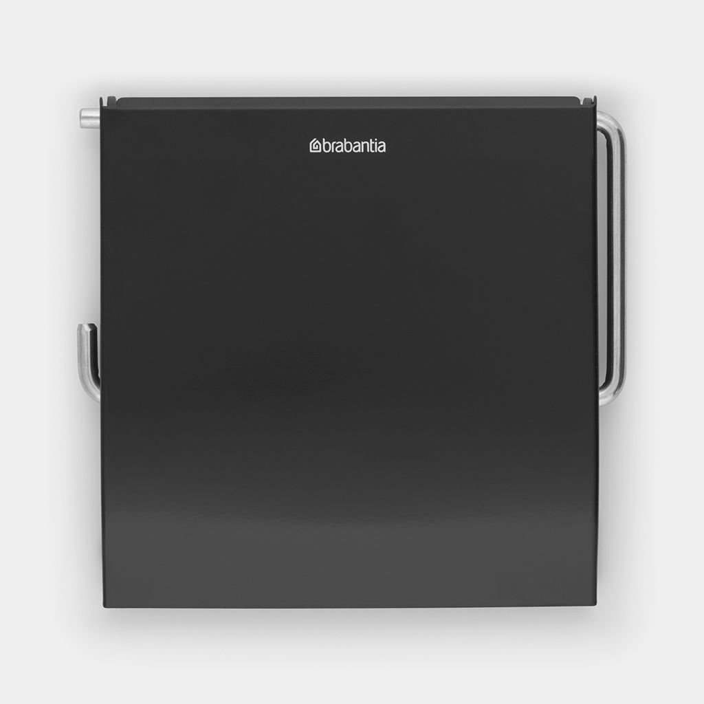 Renew toiletrolhouder met klep - matt black