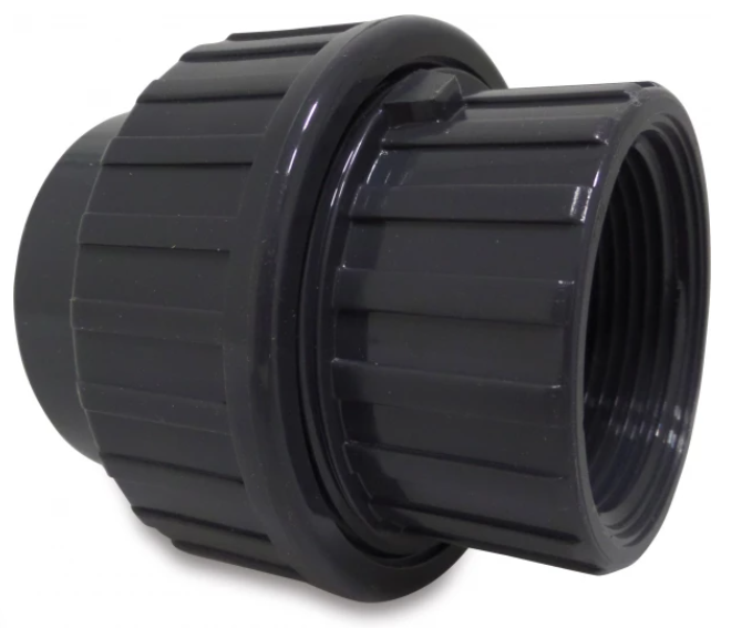 Druk PVC schroefkoppeling 25mm x 3/4F