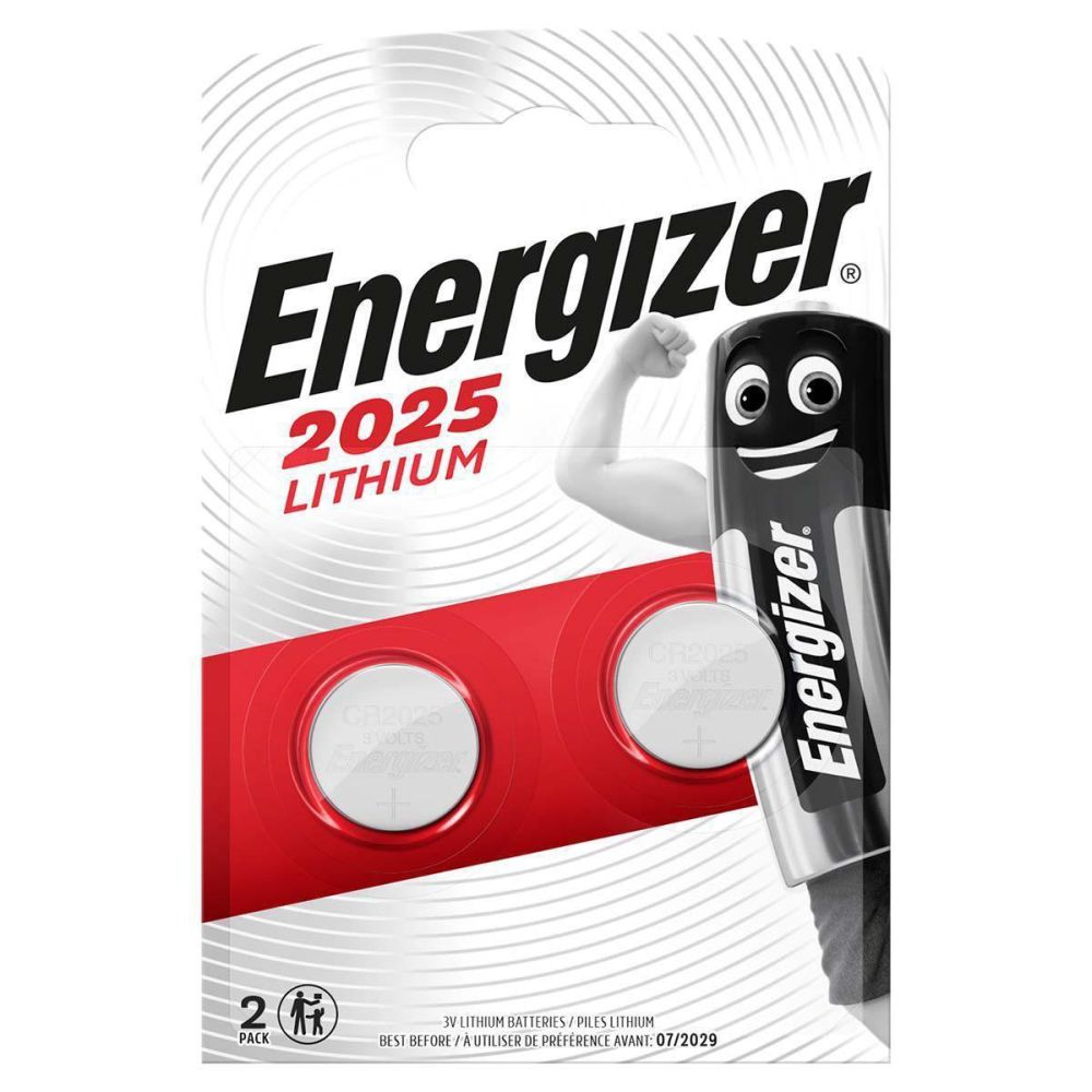 BATTERIJ ENERGIZER CR2025 / 2 STUKS