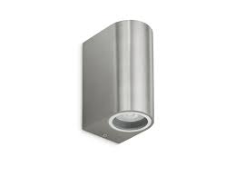 WANDLAMP UP/DOWN EXCL LAMP INOX
