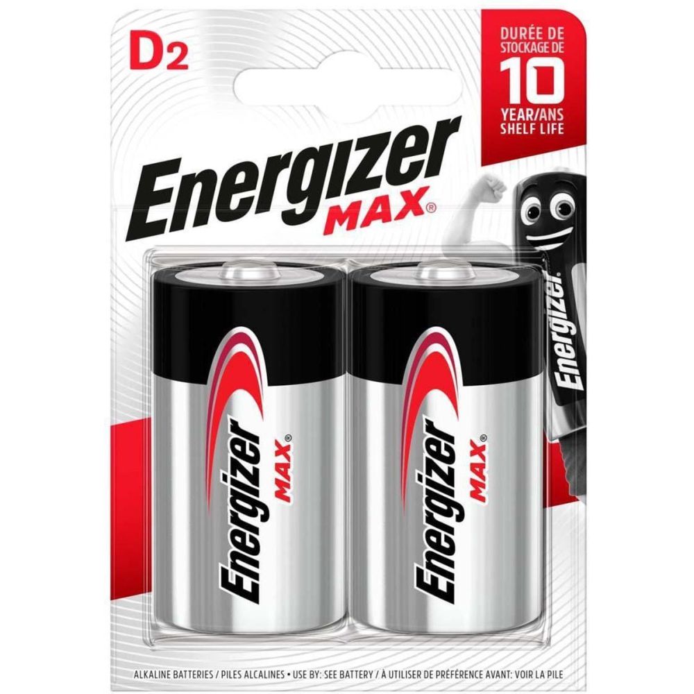 Energizer batterij maxLR20 D (2st)