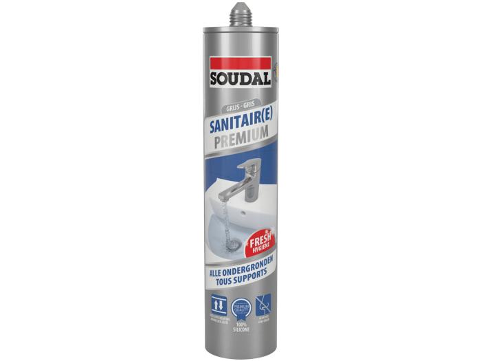 SOUDAL SANITIAR PREMIUM GRIJS - 300ML