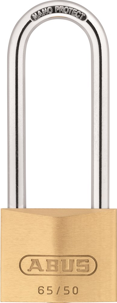 ABUS HANGSLOT MESSING 65 50MM BEUGEL 80MM 